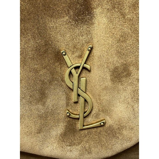 Premium Replica YSL Saint Laurent Large Calypso Envelope Handbag Brown Suede At Cheap Price