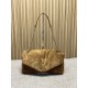 Premium Replica YSL Saint Laurent Large Calypso Envelope Handbag Brown Suede At Cheap Price