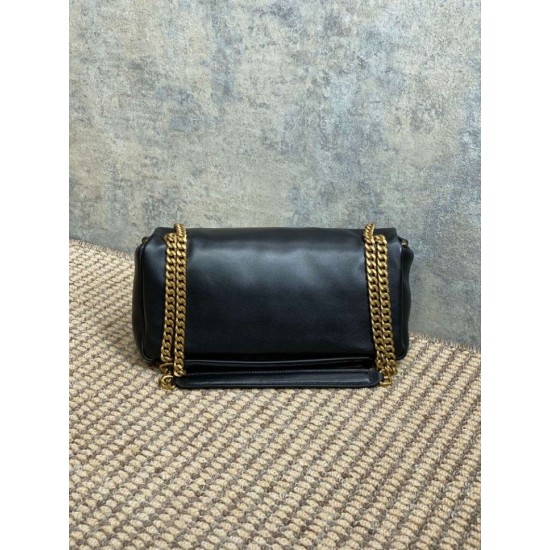 Premium Replica YSL Saint Laurent Small Calypso Hobo Bag Black At Cheap Price