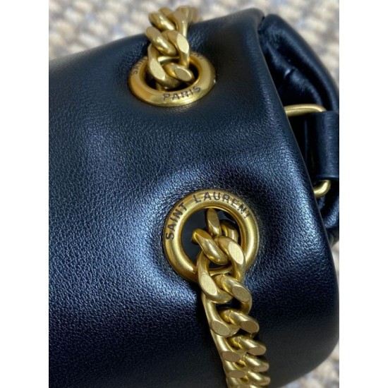 Premium Replica YSL Saint Laurent Small Calypso Hobo Bag Black At Cheap Price