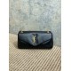 Premium Replica YSL Saint Laurent Small Calypso Hobo Bag Black At Cheap Price