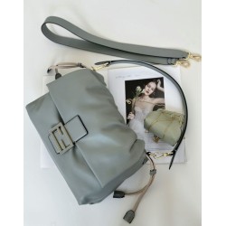 Premium Replica Fendi Medium/Large Mamma Baguette shoulder bag Blue At Cheap Price