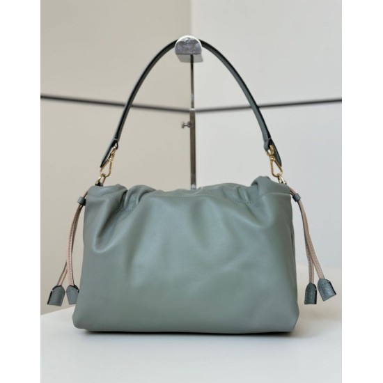Premium Replica Fendi Medium/Large Mamma Baguette shoulder bag Blue At Cheap Price