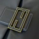 Premium Replica Fendi Medium/Large Mamma Baguette shoulder bag Black At Cheap Price