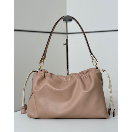 Premium Replica Fendi Medium/Large Mamma Baguette shoulder bag light brown At Cheap Price