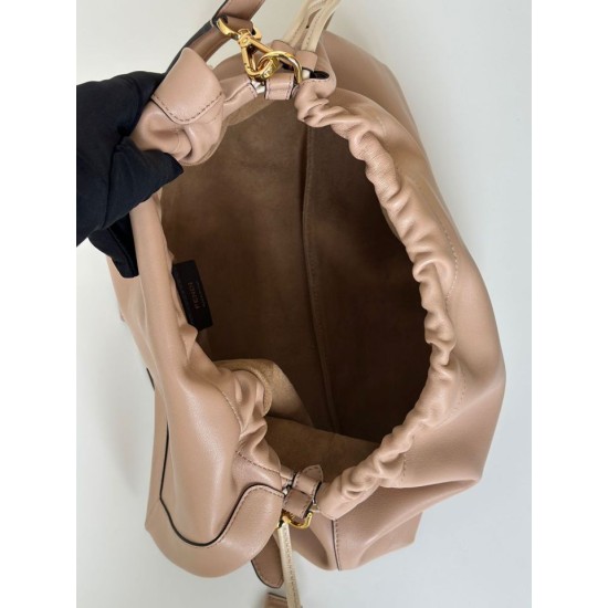 Premium Replica Fendi Medium/Large Mamma Baguette shoulder bag light brown At Cheap Price