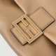 Premium Replica Fendi Medium/Large Mamma Baguette shoulder bag taupe nappa At Cheap Price