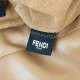 Premium Replica Fendi Medium/Large Mamma Baguette shoulder bag taupe nappa At Cheap Price