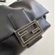 Premium Replica Fendi Small Mamma Baguette shoulder bag Black At Cheap Price