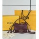 Premium Replica Fendi Medium/Large Mamma Baguette shoulder bag Burgundy At Cheap Price