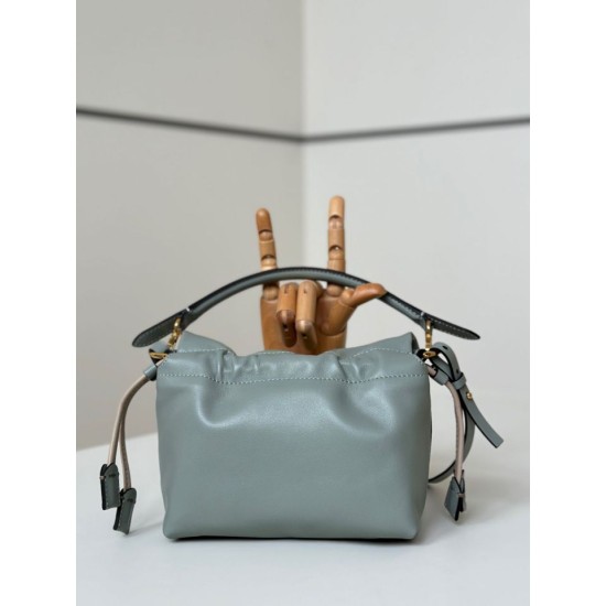 Premium Replica Fendi Small Mamma Baguette shoulder bag Blue At Cheap Price