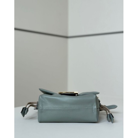 Premium Replica Fendi Small Mamma Baguette shoulder bag Blue At Cheap Price