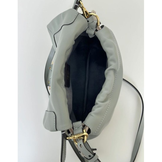 Premium Replica Fendi Small Mamma Baguette shoulder bag Blue At Cheap Price