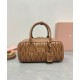 Premium Replica Miu Miu Arcadie Matelasse Nappa Bag Coffee At Cheap Price