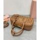 Premium Replica Miu Miu Arcadie Matelasse Nappa Bag Coffee At Cheap Price