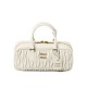 Premium Replica Miu Miu Arcadie Matelasse Nappa Bag Cream At Cheap Price
