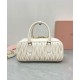 Premium Replica Miu Miu Arcadie Matelasse Nappa Bag Cream At Cheap Price