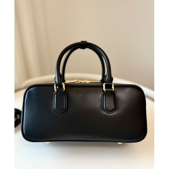Premium Replica Miumiu Arcadie Tote Bag Black At Cheap Price