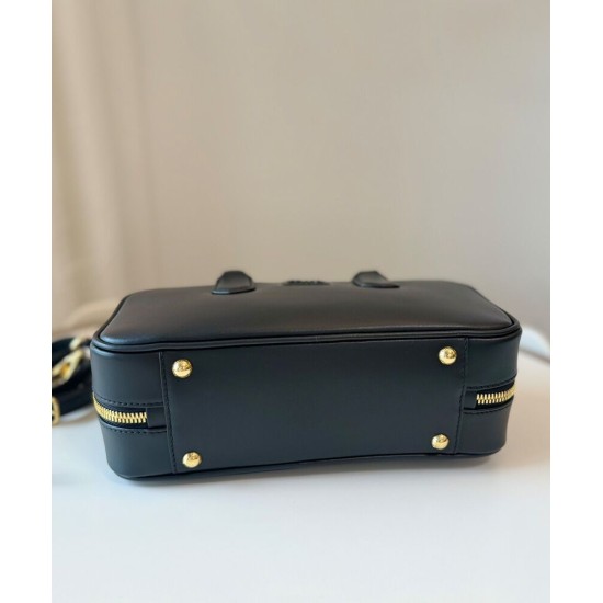 Premium Replica Miumiu Arcadie Tote Bag Black At Cheap Price