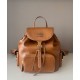 Premium Replica Miumiu Leather Backpack 5BZ042 Brown At Cheap Price