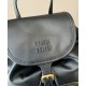 Premium Replica Miumiu Leather Backpack 5BZ042 Black At Cheap Price