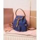 Premium Replica Miumiu canvas backpack 5BZ043 blue At Cheap Price