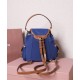 Premium Replica Miumiu canvas backpack 5BZ043 blue At Cheap Price