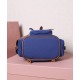 Premium Replica Miumiu canvas backpack 5BZ043 blue At Cheap Price