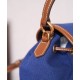 Premium Replica Miumiu canvas backpack 5BZ043 blue At Cheap Price