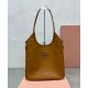 Premium Replica Miumiu IVY Tote Bag 5BG231 Brown At Cheap Price