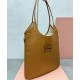 Premium Replica Miumiu IVY Tote Bag 5BG231 Brown At Cheap Price