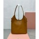 Premium Replica Miumiu IVY Tote Bag 5BG231 Brown At Cheap Price