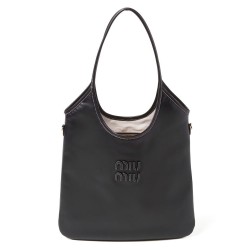 Premium Replica Miu Miu IVY tote bag 5BG231 Black At Cheap Price