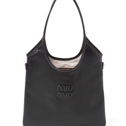 Premium Replica Miu Miu IVY tote bag 5BG231 Black At Cheap Price