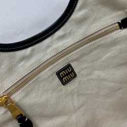 Premium Replica Miu Miu IVY tote bag 5BG231 Black At Cheap Price
