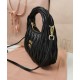 Premium Replica Miu Miu Wander Mini Hobo Bag Black Matelasse At Cheap Price