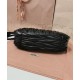 Premium Replica Miu Miu Wander Mini Hobo Bag Black Matelasse At Cheap Price