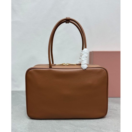 Premium Replica Beau Miu miu handbag 5BB117 Brown At Cheap Price