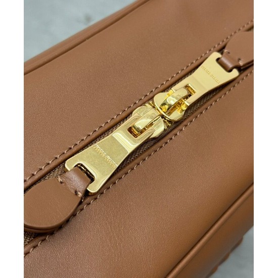 Premium Replica Beau Miu miu handbag 5BB117 Brown At Cheap Price
