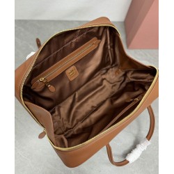 Fake Beau Miu miu handbag 5BB117 Brown Knockoff Clone Sale Online Premium Replica Beau Miu miu handbag 5BB117 Brown At Cheap Price