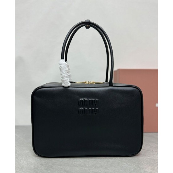 Premium Replica Beau Miu miu handbag 5BB117 Black At Cheap Price