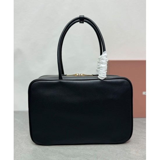 Premium Replica Beau Miu miu handbag 5BB117 Black At Cheap Price