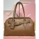 Fake Miumiu Adventure Nappa Bag 5BG310 Brown Knockoff Clone Sale Online Premium Replica Miumiu Adventure Nappa Bag 5BG310 Brown At Cheap Price