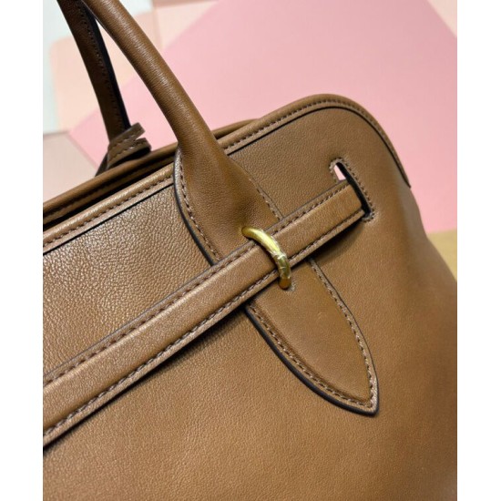 Fake Miumiu Adventure Nappa Bag 5BG310 Brown Knockoff Clone Sale Online Premium Replica Miumiu Adventure Nappa Bag 5BG310 Brown At Cheap Price