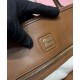 Fake Miumiu Adventure Nappa Bag 5BG310 Brown Knockoff Clone Sale Online Premium Replica Miumiu Adventure Nappa Bag 5BG310 Brown At Cheap Price