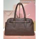 Premium Replica Miumiu Adventure Nappa Bag 5BG310 Coffee At Cheap Price