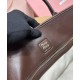 Premium Replica Miumiu Adventure Nappa Bag 5BG310 Coffee At Cheap Price