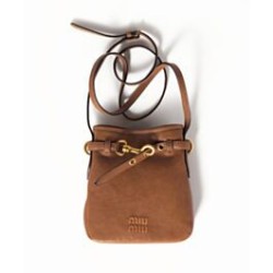 Premium Replica Miu Miu clutch bag 5NR461 Brown At Cheap Price