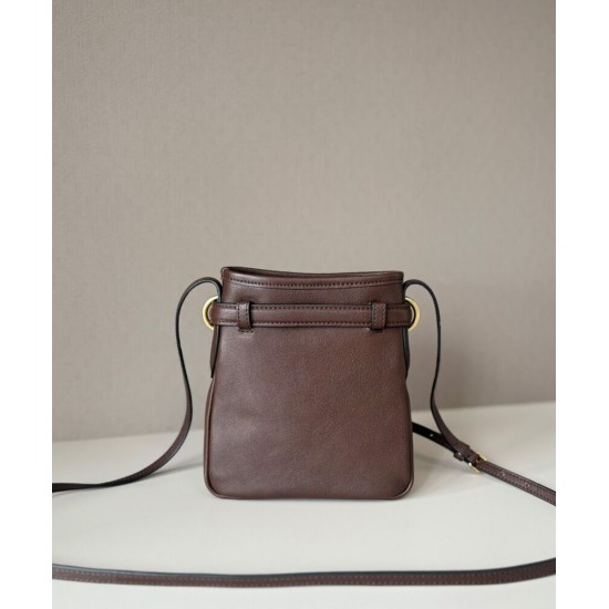 Premium Replica Miu Miu clutch bag 5NR461 Coffee At Cheap Price