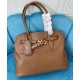 Premium Replica Miu Miu Adventure Nappa Tote Bag 5BG291 Coffee At Cheap Price